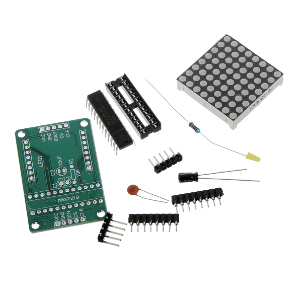 MAX7219 Dot Matrix Module DIY Kit SCM Control Module For Arduino 7